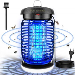 LETNERNY-LampeAntiMoustiqueLampeAntiMouche15W4200VUvTueurDInsecteslectriquetancheAntiInsectesRpulsifEfficacePorte140MPourIntrieurEtExtrieurAvecclairageLed - Neuf