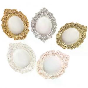 5 pcs cadre photo miniature d&eacute;coration int&eacute;rieure cadres photo en r&eacute;sine r&eacute;tro mini cadres vintage mini cadre photo en r&eacute;sine mini cadre photo - Neuf