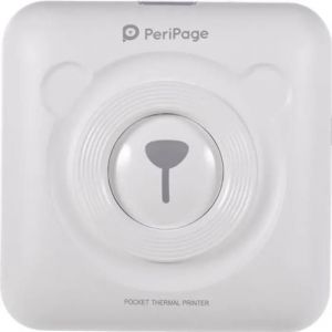 Imprimante thermique sans fil BT - PeriPage - Mini Pocket - Blanc - Neuf