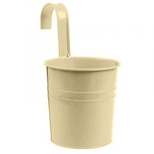 Mur De Fleurs En Fer Métallique, 10 Couleurs, Pot De Plantes, Crochet E27 18, Pots De Jardinière De Jardin, Balcon, Panier Succulent.Milk White - Neuf