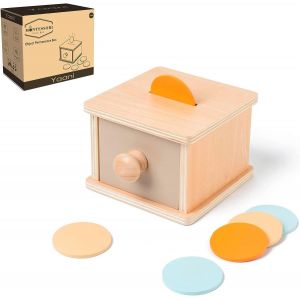 JGD-Coffret Monnaie Montessori et bo&icirc;te de Permanence d'objet, Montessori 1 an, Jeux Bebe 1 an, Montessori Bebe 6-12 Mois, Jouet Montessori 2 Ans, Jeux Enfant - Neuf