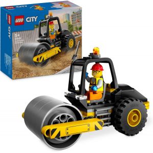 KALANKA-City Le Rouleau Compresseur de Chantier, Jouet de Construction de Véhicule, Maquette de Camion Enfant avec Minifigurines, Jeu Imaginatif, Cadeau pour Garçons et Filles Dès 5 Ans 60401 - Neuf