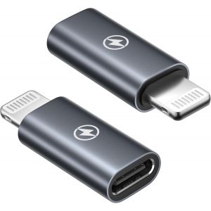 KALANKA-Adaptateur USB C vers Lightning (Lot de 2), Adaptateur USB C vers iPhone PD 36W Charge Rapide adaptateur USB c Lightning pour iPhone 14/14 Pro Max/13 12 11 Pro Max/Mini/XS/XR/8/7/SE/iPad/iPod - Neuf