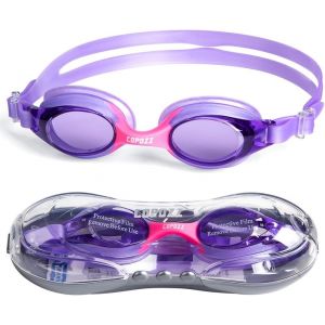 Letnerny-Lunettes De Natation Pour Enfant Gar&ccedil;on Et Fille &iquest; &Acirc;ge 3 4 5 6 7 8 9 10 11 12 Ans &iquest; Anti-Brouillard Protection Uv Anti-Fuite &iquest; Verres Transparents (Violet) - Neuf