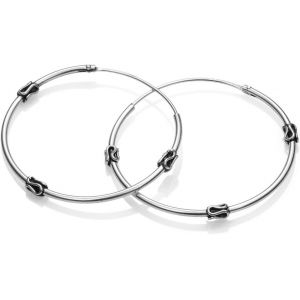 Kal-Boucles D'oreilles Cr&eacute;oles Bali En Argent Sterling 925 - Cr&eacute;oles Tribales En Argent - Diff&eacute;rents Mod&egrave;les 14, 18, 25 Et 35 Mm - Neuf