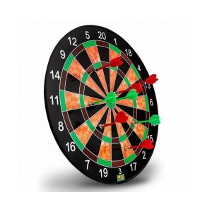 Cible de fléchettes magnétique pour tous les âges - Amusement intérieur sûr avec un design double face et 12 fléchettes colorées - Parfait pour les fêtes et les réunions de famille ! - Neuf