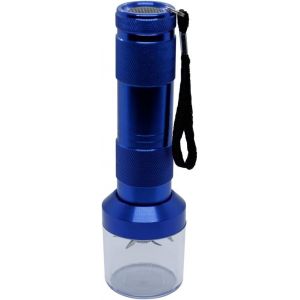 Hachoir à herbes et épices électrique, pièces métalliques (couleur : bleu) - Neuf