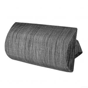 Coussin De Bain De Soleil Ajustable Avec Tissu Teslin Rafra&icirc;chissant (Noir Et Gris) - Neuf