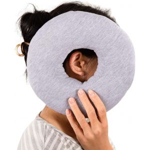 Trahoo-Oreiller Perforé, Pour Oreille Anti - Mal D'oreille, Oreiller De Donut, Oreiller D'oreille, Dormeur Sur Le Côté Pour Soulager La Douleur De L'oreille, Dormeur Sur Le Côté De L'oreiller - Neuf