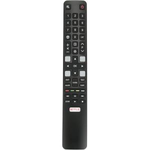 ARC802N YUI1 Télécommande de remplacement compatible avec TCL LED TV U55C7006 32ES560 U43P6046 50DP660 50EP640 43EP640 55EP640 65EP640 50EP660 55EC780 43EP660 32S615 55QLED800 U49C7006 32ES580 - Neuf