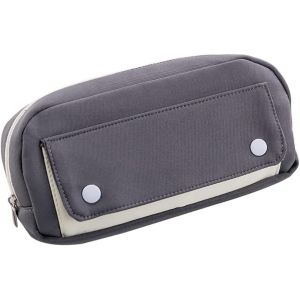 KAL-Grande Trousse &Agrave; Crayons Mignonne Grande Capacit&eacute; Trousse &Agrave; Crayons En Toile Sac De Maquillage Sac De Voyage Organisateur De Cosm&eacute;tiques Sac Gris - Neuf