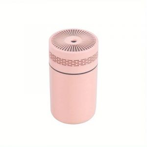 Mini humidificateur d'air de voiture portable avec lumi&egrave;re LED,brumisateur de pulv&eacute;risation,diffuseur d'huiles essentielles USB 62,chambre et voyage,250ml - Type pink #B - Neuf