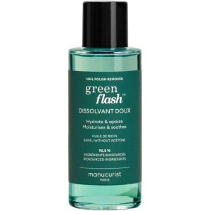 Kalanka-Dissolvant Doux : Dissolvant Vernis Green Flash & Vernis ¿¿ Ongles Green, Bio-Sourc¿¿, Huile De Ricin : Sans Acetone, Cleaner Ongles Degraissant, 100 Ml, Remover Vernis Semi Permanent - Neuf