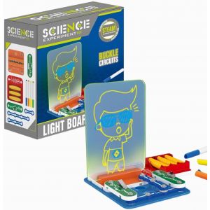 KAAQL-Kit Tableau Lumineux|Ardoise Transparente Éclairée|Dessine Avec La Lumière Et Monte Ton Circuit Électrique|Jeu Stem Créatif Et Éducatif Pour Enfants|Art Et Science À La Maison - Neuf