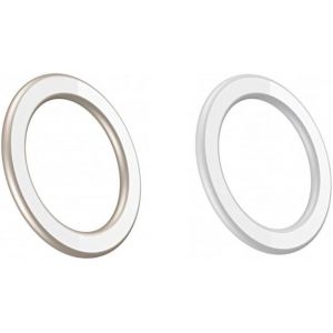 KAL-2 Pack | Support Mural Magn&eacute;tique Anneau Pour T&eacute;l&eacute;phone Portable Magsafe Iphone 16, 15, 14, 13, 12 Pro Max | Magn&eacute;tique Puissant Avec Adh&eacute;sif (Blanc) - Neuf