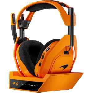 Astro A50 X Lihtspeed Mclaren Edition,Casque Amin Sans Fil + Station Daccueil,Pro- Raphene,Playsync Xbox Series X|S + Ps5 + Pc/Mac,Bluetooth,Dispositif De Relais Hdmi 2.1 - Papaya - Neuf