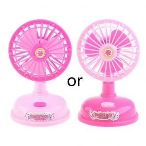 &Eacute;lectrique Mini Fan Bureau Fan Jouet pour les enfants Blyth Dolls Accs Maison de poup&eacute;e Faire semblant pour jouer Faux pour jouer Fan Enfants F&ecirc;te Act - Neuf
