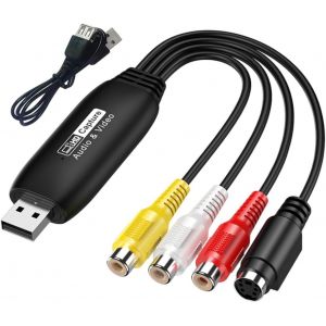 Carte de de vidéos AV vers USB 2.0,convertisseur analogique-numérique,Dispositif de de vidéos 1080P pour Diffusion sur,Femelle - Neuf