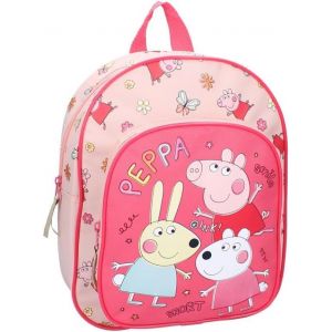 Sac À Dos Pour Fille Peppa Pig Rose-Enfant-Ecole-Maternelle-Garderie-Cartable Fille-Taille 31 Cm-Bretelles Réglables-Idée Cadeau - Neuf
