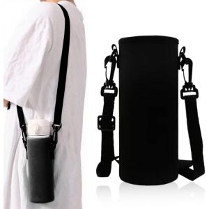 1 Pièce Housse Néoprène Pour Bouteilles Isothermes - Étui De Transport Pour Gourde, Sac Pour Bouteille D'eau Portable En Néoprène, Résistant Aux Chutes Et Aux Chocs Étui De Protection - Neuf