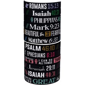 Eryi-Ensemble De Bracelets Unisexe En Silicone : 12 Bracelets Patriotiques En Silicone Usa Fête Nationale Américaine Drapeau Américain 4th Juillet Hockey Verset Biblique Jésus Foi Cadeau Religieux - Neuf