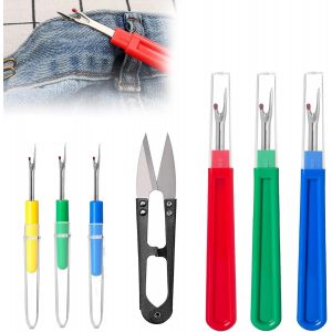 6 Pièces Découseur,Découd Vite,Decouseur Fil Couture,Kit De Ripper De Couture,Coupe Fil Couture Seam,Découseurs Couture Decoud Vite Couture,Decouseur Fil,Coupe Couture,Coupe Fil Couture - Neuf