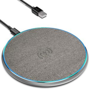 15w Wireless Charger For Iphone 16/15/14/13/12/11 Pro/Pro Max/Xs Max/Xr/Se,Samsung Galaxy S22/S21s20/S10/S9/Note10/9,Huawei P40/P30,Xiaomi,Airpods 2/Pro/Galaxy Buds - Neuf