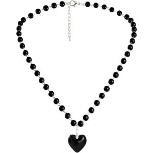 Kal-Goth Croix Colliers Chokers Pour Femme Hommes Vintage Goth Perles Chaîne C?ur Ensemble De Bijoux Pour Femme Homme - Neuf