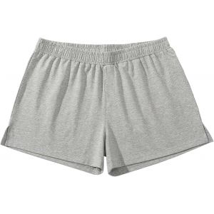 Pantalon De Pyjama Court En Coton Pour Homme 7,8 Cm - Short De Pyjama L&eacute;ger - Short Court Avec Fentes Lat&eacute;rales - Neuf
