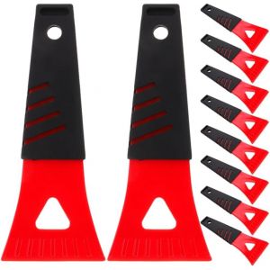 Lot de 10 Grattoirs &Agrave; Glace pour Pare-Brise Anti-Neige Et Anti-Givre Accessoire Anti-Rayures - Neuf