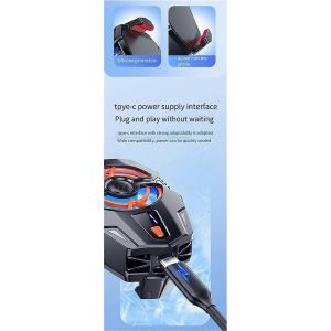 Refroidisseur Magn&eacute;tique De T&eacute;l&eacute;phone Portable De Radiateur De T&eacute;l&eacute;phone Portable, Ventilateur De Refroidissement De T&eacute;l&eacute;phone Avec Puce De Refroidissement &Agrave; Semi-Conducteur, Pour Les Jeux Mobiles - Neuf