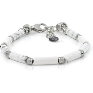 Eryi-10:10 Bracelet En Acier Inoxydable Et Pierres Naturelles, Perles En Acier Inoxydable Diamant De 4 Mm De Diamètre, Bracelet Pour Homme Et Femme Fabriqué En Italie.U2026 - Neuf