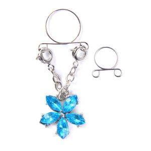 Piercing Pour Le Corps, Anneau De Teton En Acier Inoxydable, Pendentif Exquis, Sans Piercing - Neuf