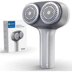 Rasoir &Eacute;lectrique Rechargeable Pour Tissu - Anti-Peluches Pour V&ecirc;tements, Canap&eacute;, Meubles (Blanc Gris) - Neuf