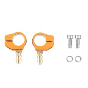 2 Pcs Rc Bateau 9mm Buse De Remoilage En Laiton Tube Bateau Arbre Manchon Huile De Lubrification Robinet Clips Pour Rc - Neuf