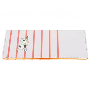 HJLIAN Etui pour passeport en cuir synthetique, porte-cartes de credit, portefeuille, accessoire de voyage, motif chat - Neuf