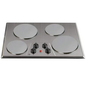 Ensemble De 4 Couvre-Br&ucirc;leurs En Acier Inoxydable Pour Plaque De Cuisson : 2 Petits (17 Cm) Et 2 Grands (21 Cm). - Neuf