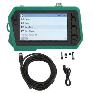 Kit d'endoscope industriel IP68, double objectif, ecran LCD 4,3 pouces, 1080p, 6 LED, prise en charge de carte memoire, kit de camera endoscopique - Neuf