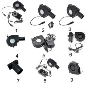 97mmx33mm Ventilateur Soufflant D'air Avec Contr&ocirc;leur De Vitesse Compatible Vent Fort Cuisini&egrave;re Armoire D'&eacute;vacuation Des Fum&eacute;es Ventilateur Aliment&eacute; En Courant Alternatif 9733 Compatible Bricolage - Neuf