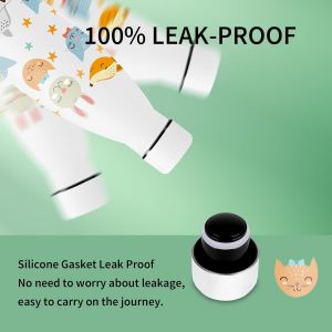 Gourde Isotherme Enfant, 350mlgourde Inox Isotherme, Impression 3d Gourde Isotherme Petite, Gourde, Sans-Bpa, Etanche Bouteille Appropri&eacute; & Enfant, Sport, &Eacute;cole, Ext&eacute;rieur - Neuf