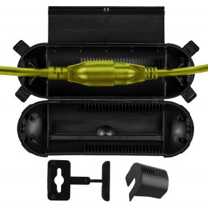 Boite Etanche Electrique Exterieur, Boitier Electrique Etanche Exterieur, Protection Prise Electrique Exterieure Etanche IP44, Bo&icirc;te de Connexion Coffret de S&eacute;curit&eacute; pour Connexions Cable/21x7x7cm - Neuf