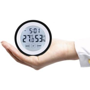 SUBZONAL-PNAWLLCF-65 Thermom&egrave;tre Num&eacute;rique Hygrom&egrave;tre Hygrom&egrave;tre Humidit&eacute; Compteur R&eacute;veil Touche Touche avec R&eacute;tro&eacute;clairage/Degr&eacute;s Fahrenheit - Neuf