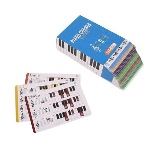 Piano Chords Piano Chords Chart Flash Cards pour 120 accords,Fun Educational Flash Cards pour Piano,Mus - Neuf