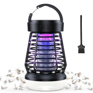 Olubfd Lampe Anti Moustique, Lampe Anti Mouche 2000v Tueur D'insectes Électrique Étanche Étanche Usb Destructeur D'insectes Pièges À Mouches Portables Pour Intérieur Et Extérieur (Avec Éclairage Led) - Neuf
