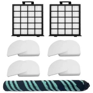 Pi&egrave;ces de rechange pour aspirateur vertical Power Detect AZ4000, AZ4002 et AZ400C, brosse &agrave; rouleau, filtre HEPA, filtres en mousse et feutre - Neuf