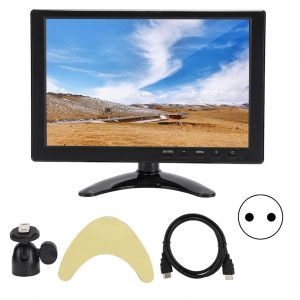 Moniteur LCD universel 10,1 pouces 1280 x 800 16:10 HD, prise en charge des entrees HDMI/VGa/aV (100-240 V), prise UE - Neuf