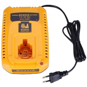 Compatibles Dewalt DC9310 Chargeur de batterie pour batteries Li-ion Dewalt 7.2V-18V - Neuf