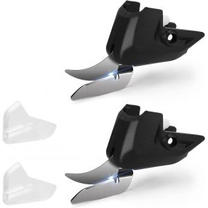 Lames de coupe de rechange avec couvercles de sécurité,pour ciseaux électriques à tissu ,sans fil (noir),2 pièces - Neuf