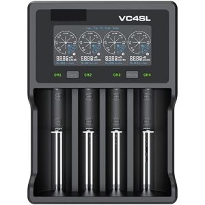 CERU-Chargeur De Batterie 18650 Chargeur De Batterie Qc3.0 Type De Chargeur Rapide C Usb Charge Rapide Aaa Aa Battines Au Lithium Rechargeables 21700 Chargeur - Neuf
