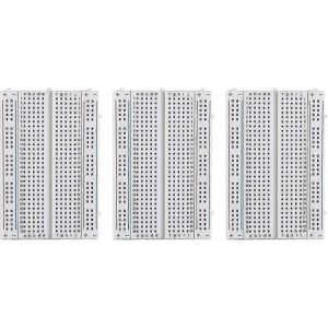 3pcs 400 points d'attache Breadboard,4 rails d'alimentation Jumper Wire pour Unor3 Mega Nano - Neuf